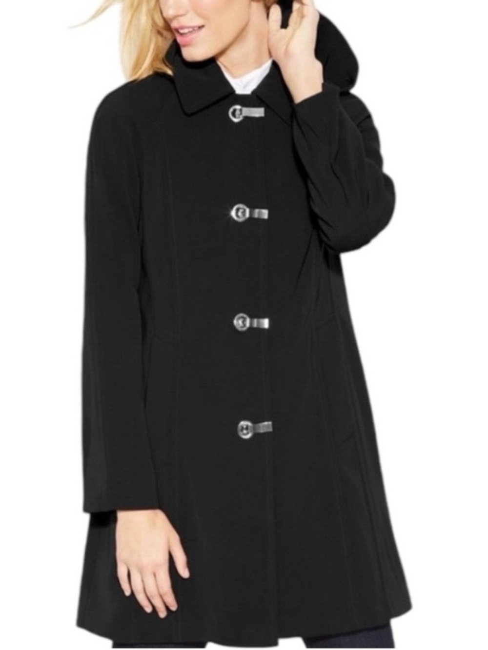 London Fog Toggle Clasp Raincoat